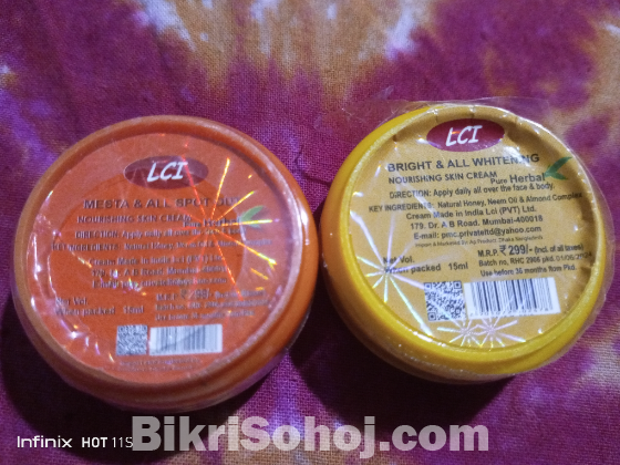 LCI Bright and All Whitening Night Cream ( 6pcs)